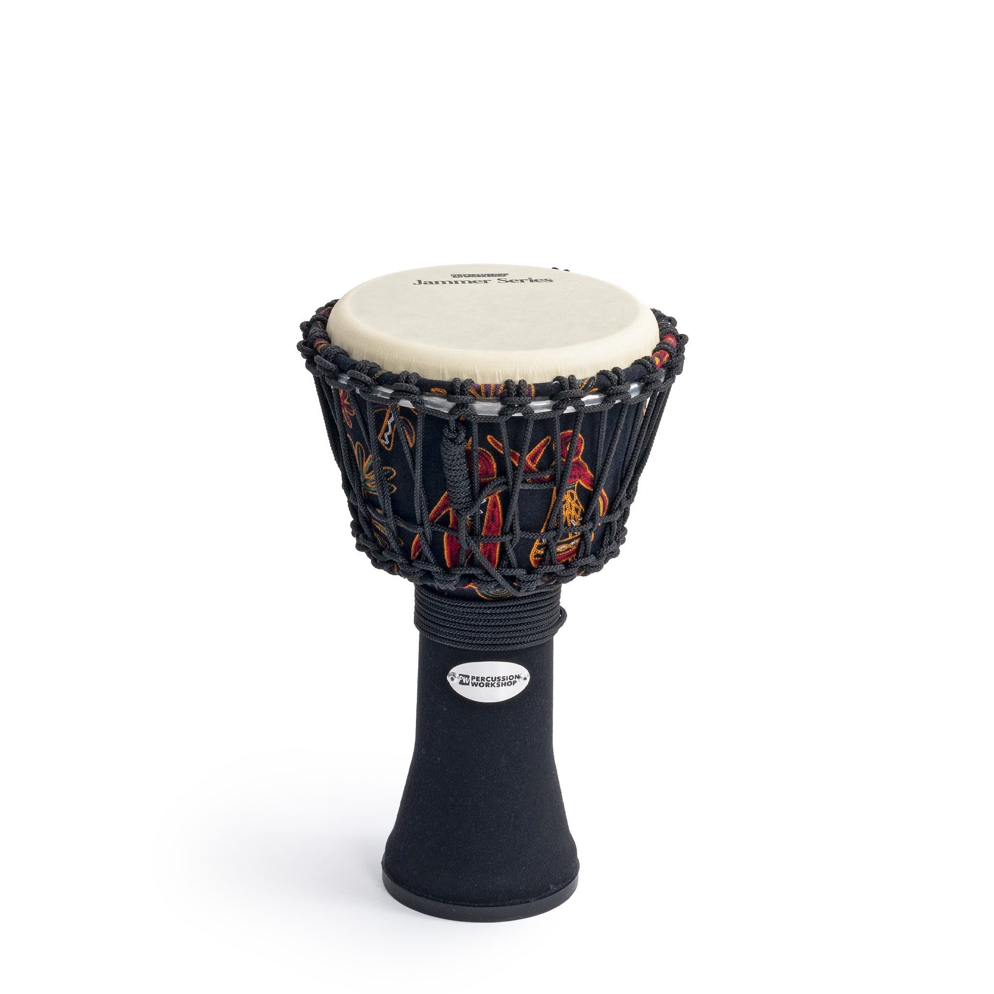 World Rhythm MDJ012 Jammer Swirl Djembé 9 Pouces En Acajou - Percussion Sculptée Pour Musiciens