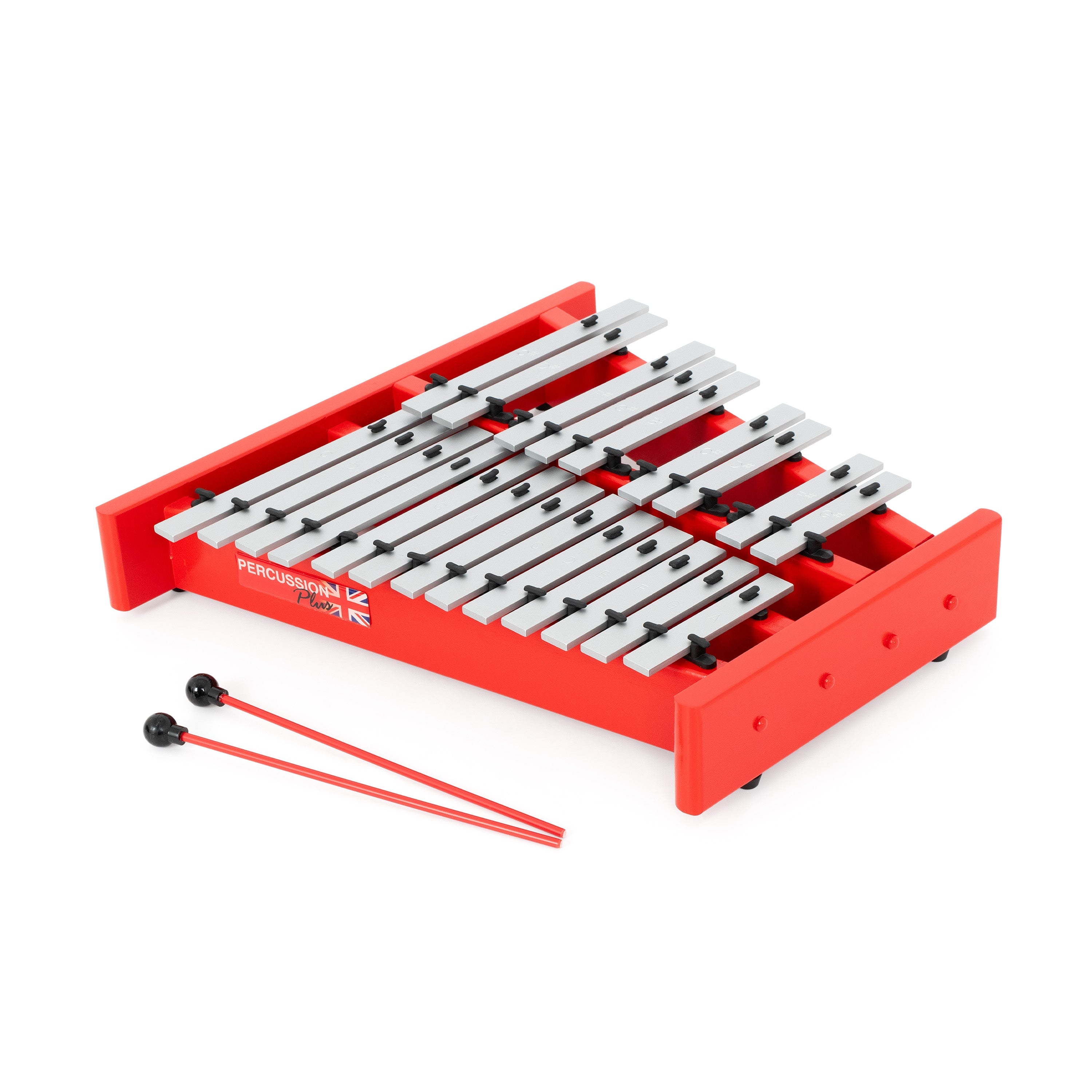 Percussion Plus Classic Red Box Fully Chromatic Alto Glockenspiel