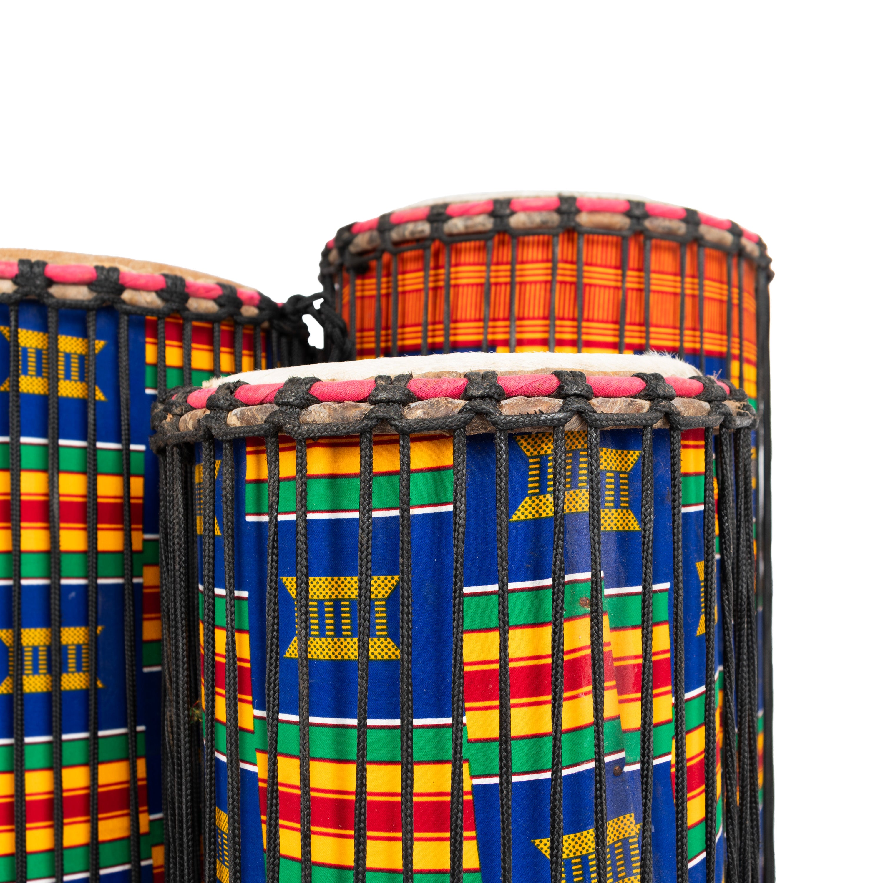 Percussion Plus Honestly Made Ghanaian dundun set of 3 - medium