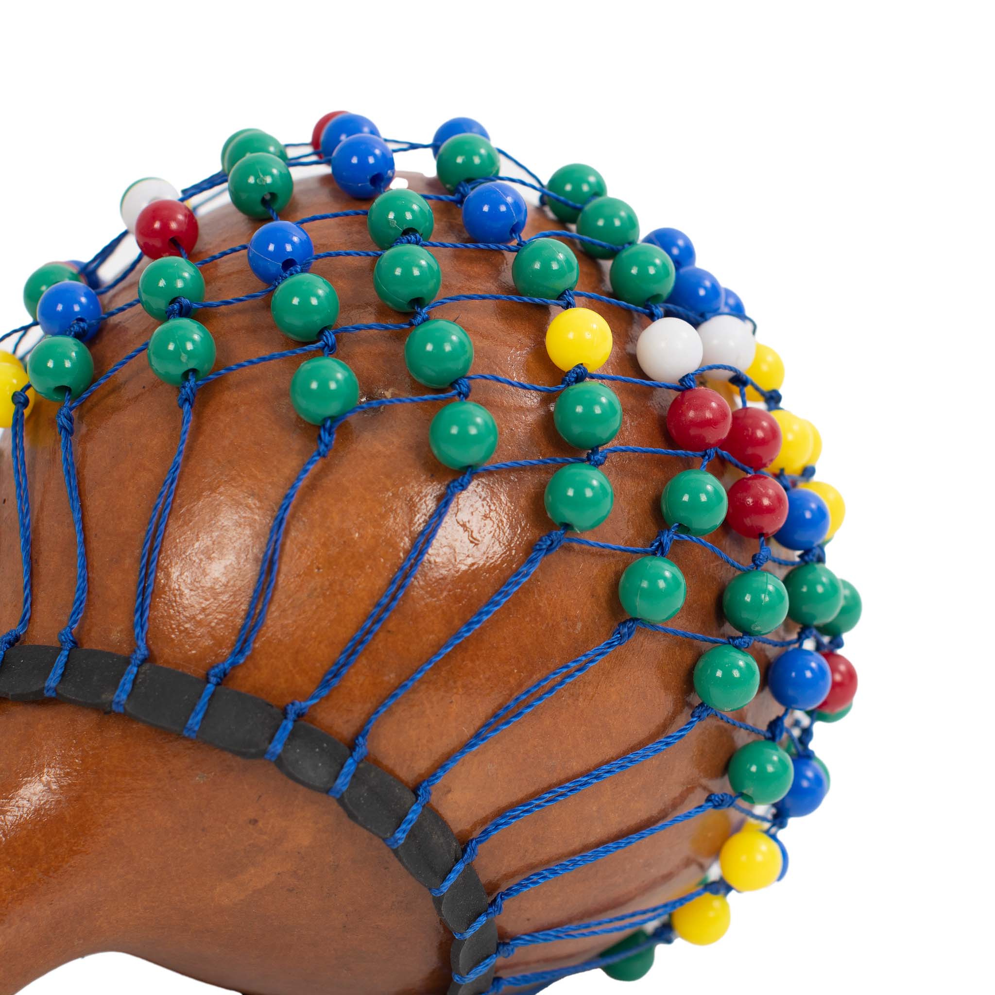 PP2076 - Honestly Made African cabasa with beads - small A1