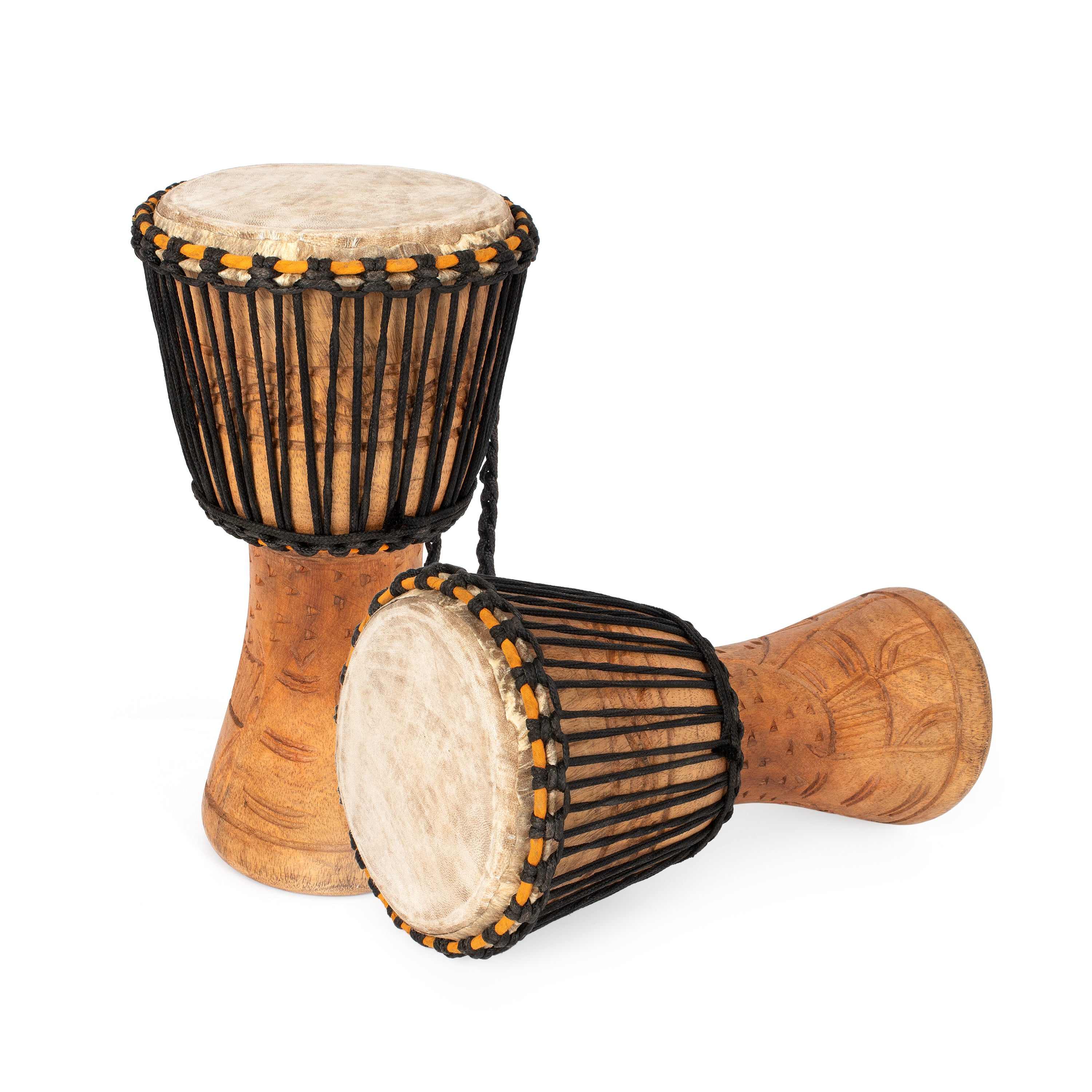 Honestly Made Ghanaian djembe - rope tunede | Percussion Plus