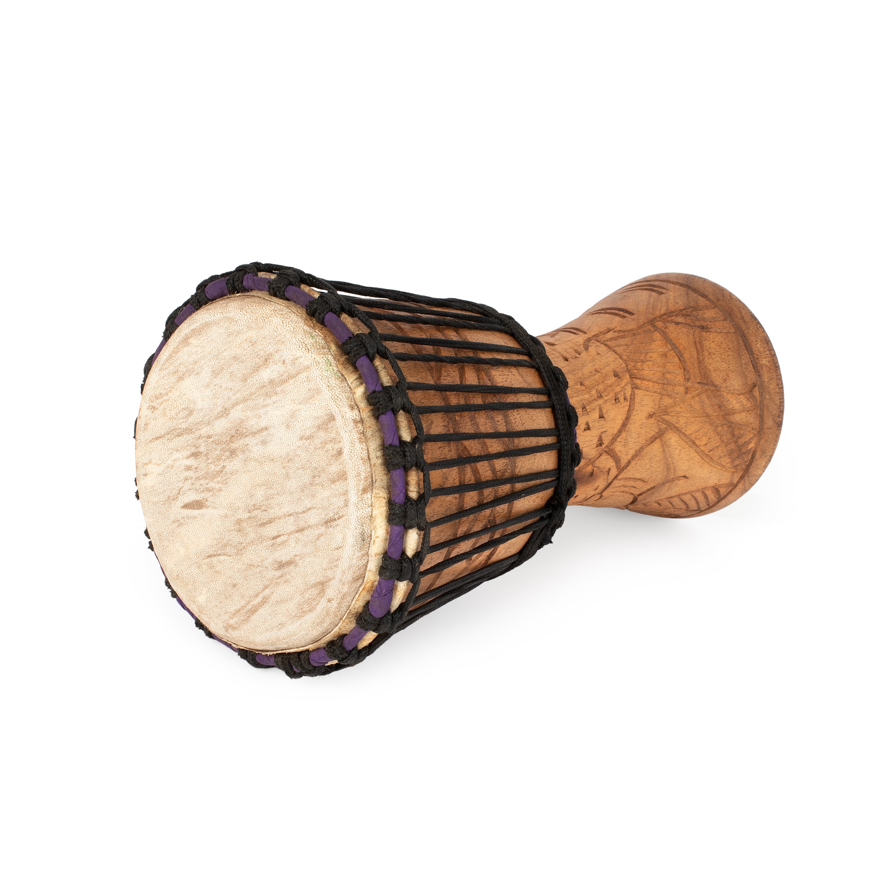 Honestly Made Ghanaian djembe - rope tunede | Percussion Plus