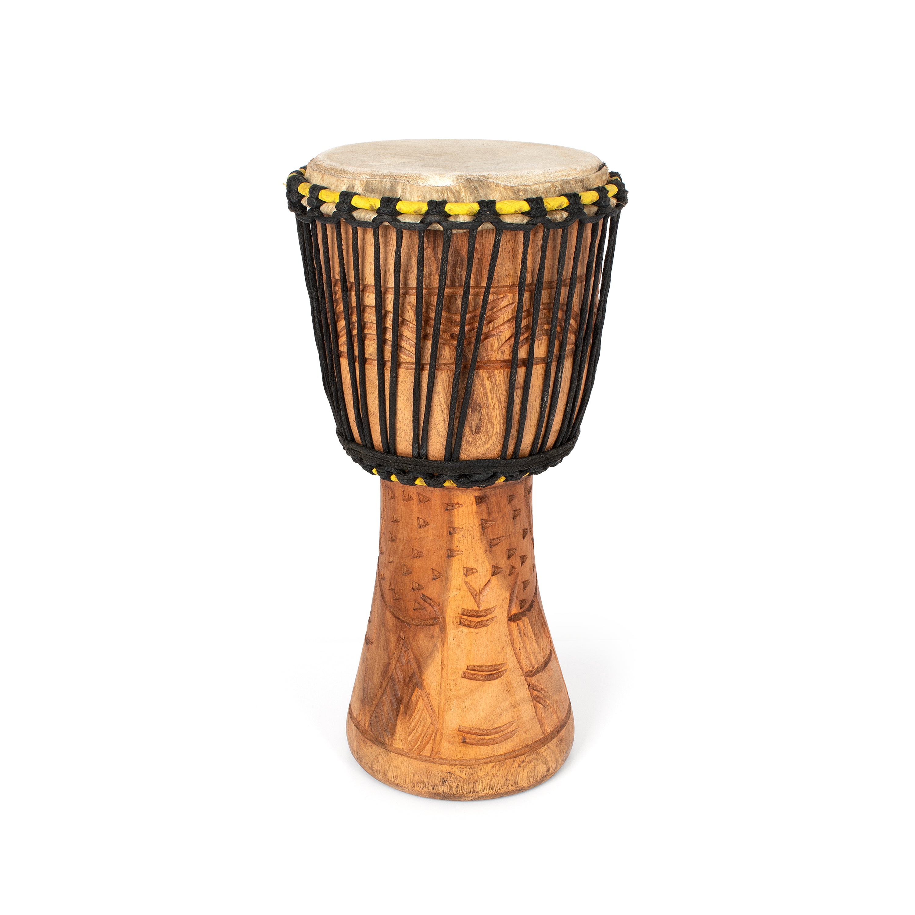 Honestly Made Ghanaian djembe - rope tunede | Percussion Plus